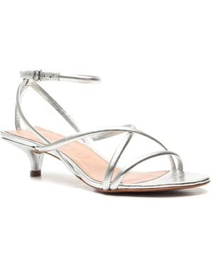 Vicenza Luxemburgo Leather Sandal - Metallic