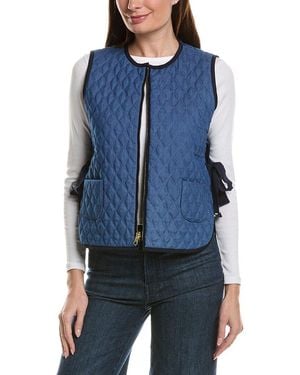 Sara Campbell Mendy Reversible Vest - Blue