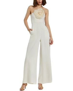 Mac Duggal Crepe Jumpsuit - White
