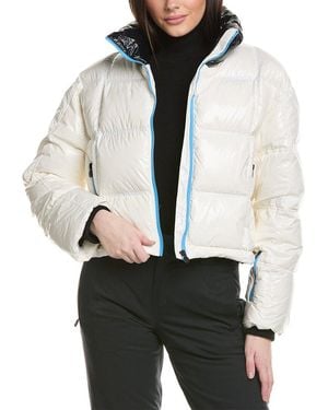 Perfect Moment Nevada Quilted Glossed-Shell Down Ski Jacket - White