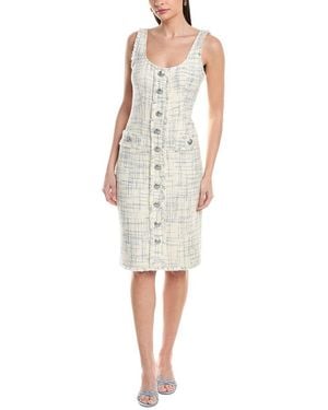 L'Agence Aya Midi Dress - White