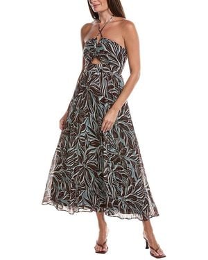Z Supply Lanie Zinn Floral Maxi Dress - Brown