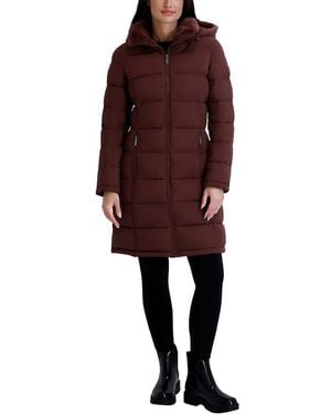Kenneth Cole Long Puffer Jacket - Red