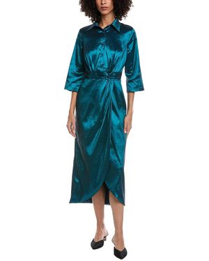 Rene Ruiz Shirtdress - Blue