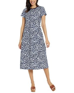 Jude Connally Alexandra T-Shirt Midi Dress - Blue