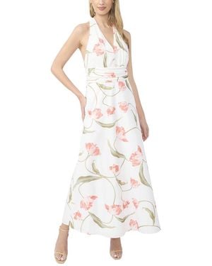 Ted Baker Serafina Cross Neck Halter Dress - White