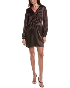 Nation Ltd Cora Shirred Mini Dress - Black