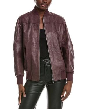 BOSS Leather Jacket - Brown
