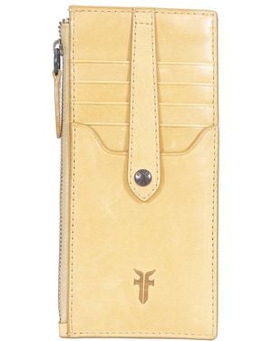 Frye Melissa Leather Wallet - Yellow