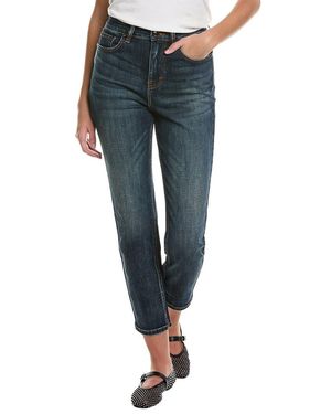 Rebecca Minkoff Ozzy Stud Skyline Wash Straight Jean - Blue