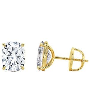 Lab Grown Diamonds 14K 5.00 Ct. Tw. Lab-Grown Diamond Earrings - Metallic