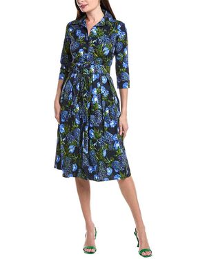 Samantha Sung Audrey Shirtdress - Blue