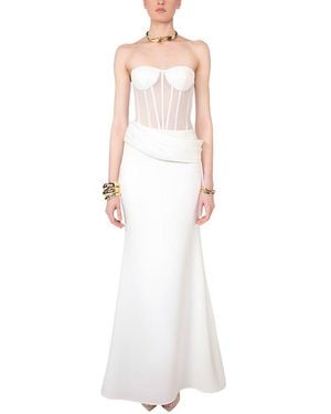 Adele Berto Maxi Dress - White