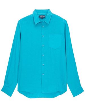Vilebrequin Linen Shirt - Blue