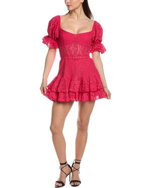 Charo Ruiz Jean Mini Dress - Red