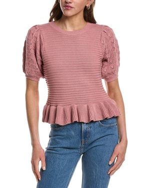 525 America Whitney Knit Top - Red