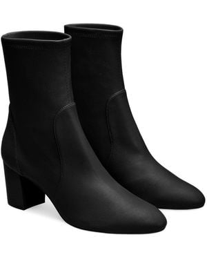 Stuart Weitzman Yuliana 60 Leather Boot - Black