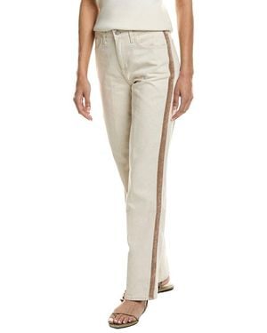 L'Agence Jones Ultra High-Rise Stovepipe Pant - Natural