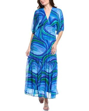 Taylor Dolman Maxi Dress - Blue