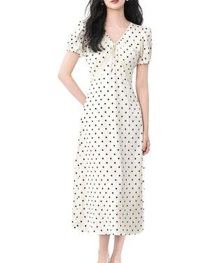 Monique Lagarde Midi Dress - White