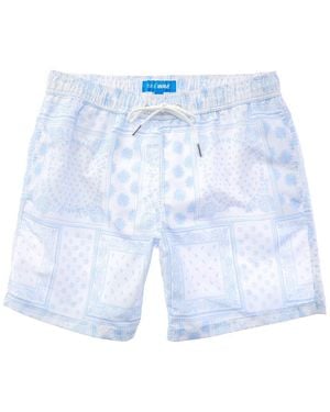 Blue Wave Swim Trunk - Blue