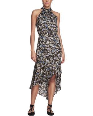 Marchesa Juniper Midi Dress - Blue