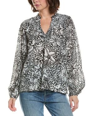 Lilly Pulitzer Lourdes Top - Grey