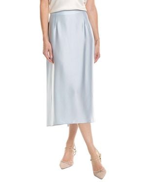 Vince Satin Slip Skirt - Brown