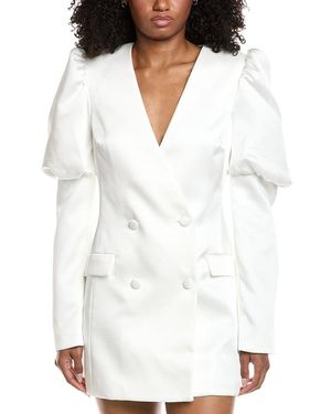 Amanda Uprichard Alberti Blazer Mini Dress - White