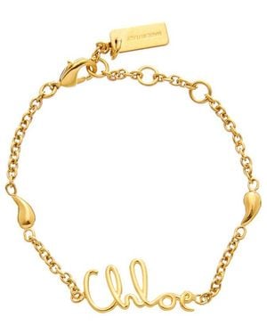 Chloé Iconic Brass Bracelet - Metallic