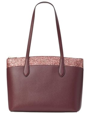 Kate Spade Flash Glitter Tote - Purple