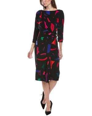 Joseph Ribkoff Midi Dress - Red