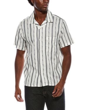 Slate & Stone Camp Collar Shirt - Grey