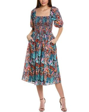 Hutch Mimi Midi Dress - Blue