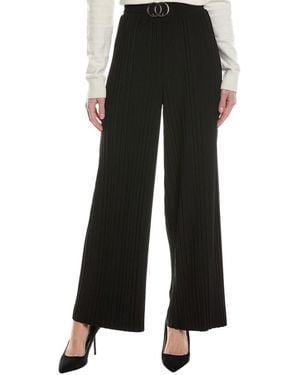 Joseph Ribkoff Pleated Pull-On Pant - Black