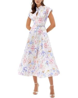 Emma way Midi Dress - White