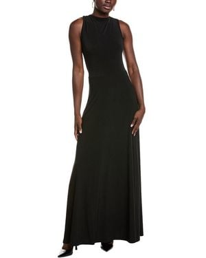 Issue New York Wrap Bodice Gown - Black