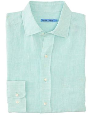 J.McLaughlin Gramercy Woven Shirt - Blue