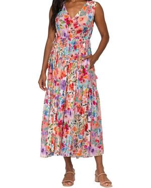 Tolani Carol Sleeveless Maxi Dress - Red