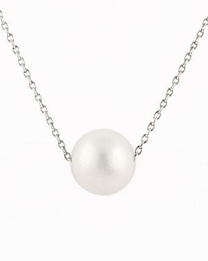 Splendid 10-11Mm Freshwater Pearl Earrings - Metallic