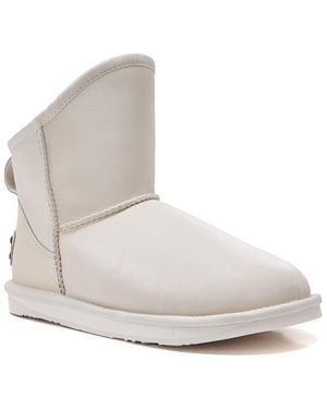 Australia Luxe Cosy Extra Short Leather Boot - White