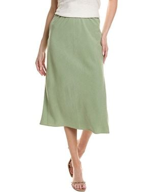 Bella Dahl Bias Midi Skirt - Green