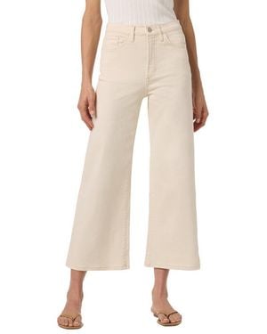 Joe's Jeans Ecru Wide Leg Ankle Jean - Natural