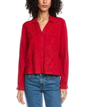 Johnny Was Aquijio Shirt - Red