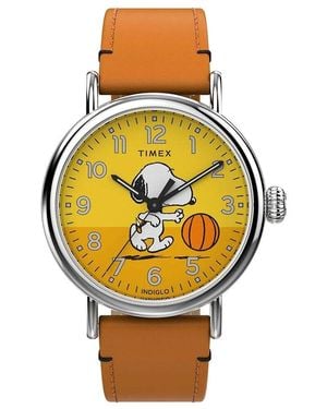 Timex Snoopy Basketball Watch - Metallic