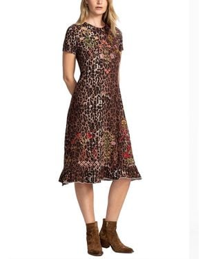 Johnny Was Malaya Dress - Brown