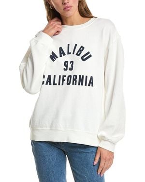 Z Supply Malibu Boyfriend Sweatshirt - White