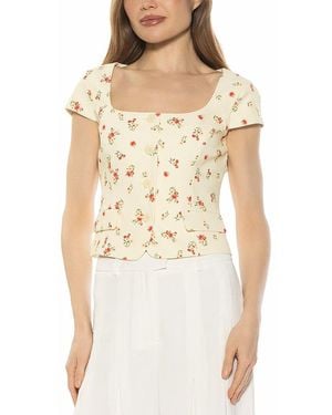 Alexia Admor Vale Vest Top - Natural