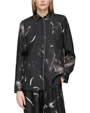 Lafayette 148 New York Scottie Blouse - Black