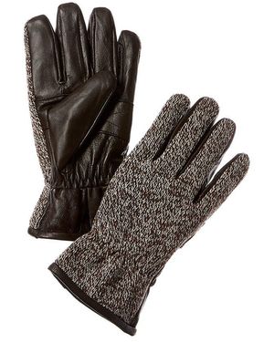 Brume Lined Herringbone Leather Gloves in Brown for Men Lyst Canada